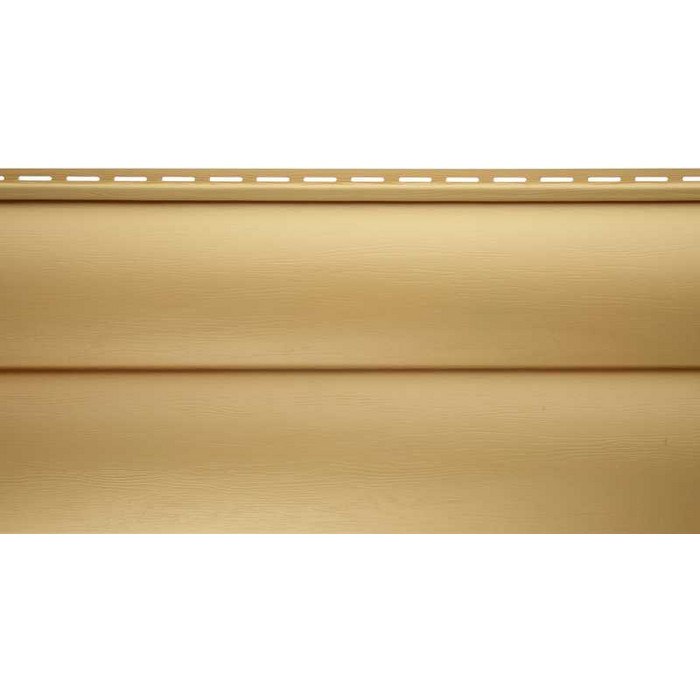 Виниловый сайдинг Альта-Профиль БЛОКХАУС Золотистый 3100x320x1.1