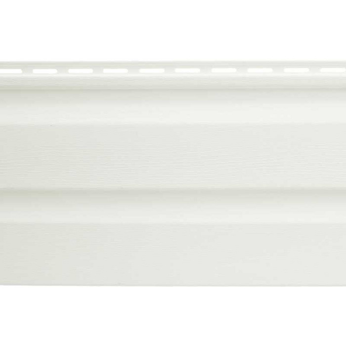 Виниловый сайдинг Альта-Профиль АЛЬТА КЛАССИКА Белый 3000x230x1.1