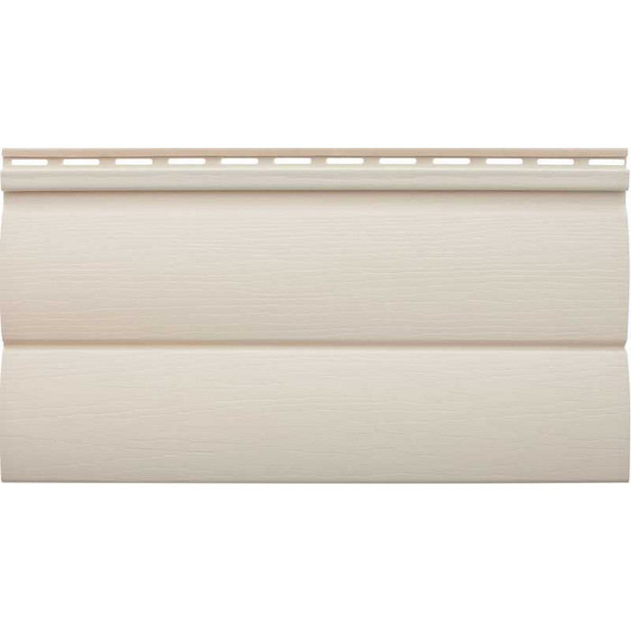 Виниловый сайдинг Альта-Профиль БЛОКХАУС Бежевый 3100x226x1.1