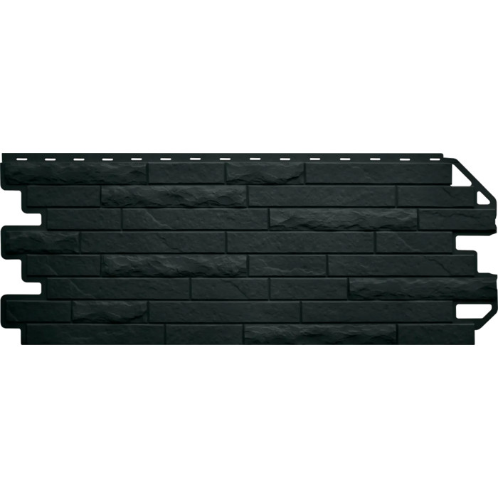 Фасадная панель Альта-Профиль Антик ЭКО, Графит