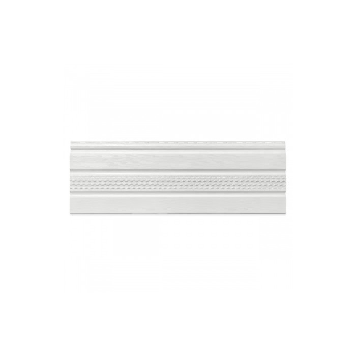 Софит Альта-Профиль широкий с частичной перфорацией 3000х300 мм Белый